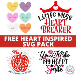 Free Heart Inspired SVG Bundle